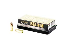 Belom 9mm 124gr Full Metal Jacket Ammunition