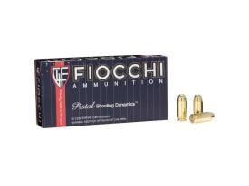 FIO40SWF Fiocchi 40 S&W 165 Grain FMJ Truncated Cone