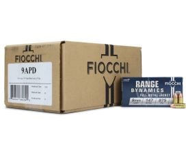 FIO9APD Fiocchi 9mm 147 Grain FMJ