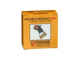 Fiocchi Golden Pheasant 12 Ga 2-3/4" 1-3/8 Oz No.6 Shot Nickel-Plated