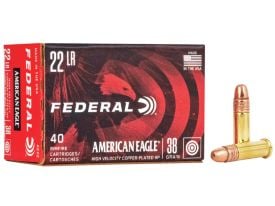 Federal American Eagle 22 LR 38 Grain High-Velocity CPHP