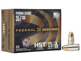 Federal Personal Defense HST 357 Sig 125 Grain JHP P357SHST1S Ammo Buy