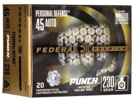 PD45P1 Federal Premium PUNCH 45 ACP 230 Grain JHP