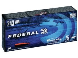 federal ammo, varmint & predator, vmax, hunting ammo, 243 win, 243 winchester, Ammunition Depot