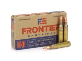 Hornady Frontier Military Grade 5.56x45mm NATO 68 Grain BTHP