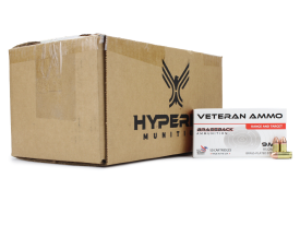 Hyperion Munitions Veteran Ammo 9mm 115 Gr FMJ (Case)