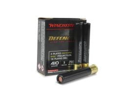 Winchester Defender, 410 Gauge, Defense Disc, Plated BB, 410 bore, shotgun ammo, Ammunition Depot