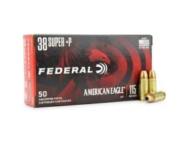 Federal 38 Super 115 Grain +P JHP