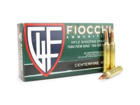 Fiocchi Hyperformance 7mm Rem Mag 154 Grain SST BT