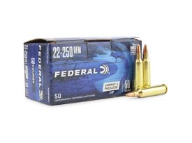 Federal Varmint & Predator 22-250 Remington 50 Gr JHP (Box)