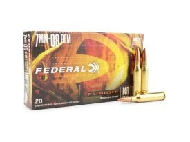 Federal Fusion 7mm-08 Rem 140 Gr Bonded Soft Point (Box)