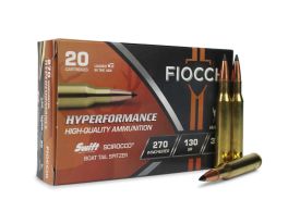 Fiocchi Hyperformance, 270 Winchester, swift scirocco, boat tail spitzer, 270 win ammo, ammo buy, Ammunition Depot