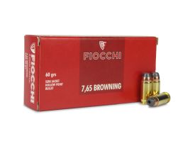 Fiocchi .32 ACP 60 Gr JHP