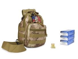 Magtech 45 ACP 230 Gr FMJ w/ RTAC Tactical Sling Pack (Desert Python) (150 Rounds)