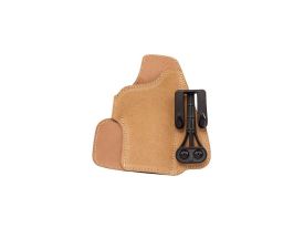 421610BN-L Blackhawk Leather Tuckable IWB Holster, Brown, Left Handed