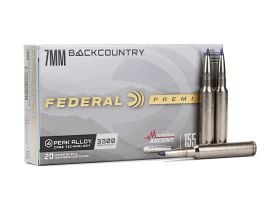 Federal Premium Terminal Ascent 7mm Backcountry 155 Gr Polymer Tip (Box)