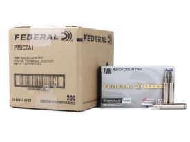 Federal Premium Terminal Ascent 7mm Backcountry 155 Gr Polymer Tip (Case)
