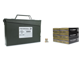 Federal Premium HST 9mm Subsonic 147 Gr JHP 300 Rounds In Heavy Duty Ammo Can