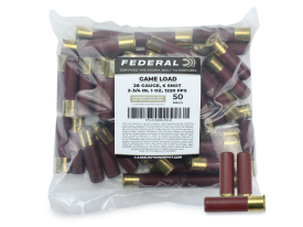Federal Hi-Brass Game Load 28 Gauge 2.75" 1 oz 6 Shot Storm-Exposed B Grade Ammo 50 Rounds