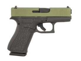 Glock G43X Slim Sub-Compact 9mm 3.41" 10+1 (Bayou/Green)