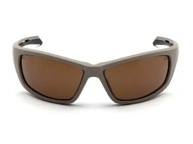 Pyramex Venture Gear Howitzer Safety Glasses, Bronze Lens with Tan Frame