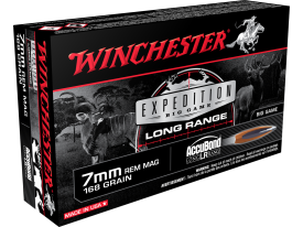 S7LR Winchester Expedition Big Game Long Range 20 Rounds 7mm Rem Mag 168 Grain AccuBond Ammo