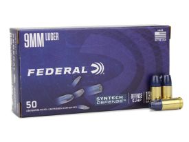 Federal Syntech 9mm 138 Grain Segmented JHP S9SJT2