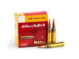 Sellier & Bellot .338 Lapua 300 Grain BTHP (Box)
