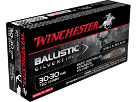 SBST3030 Winchester Ballistic Silvertip 30-30 Winchester 150 Grain Rapid Controlled Expansion Polymer Tip