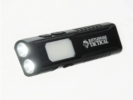 Rattlesnake Tactical 300-Lumen EDC Flashlight & COB Work Light