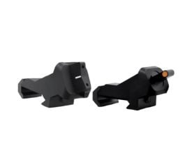 AR-0008-1N XS Sights XTI2 Canted Iron Sights, Glowing Front Orange Dot