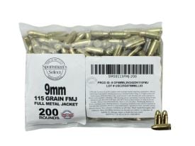 Sportsman's Select Remanufactured 9mm 115 Gr FMJ (200 Rounds)