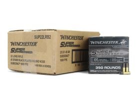 Winchester Super Suppressed 22 LR 45 Gr Subsonic Copper Plated RN (Case)