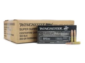 Winchester Super Suppressed 300 Blackout 200 Grain Open Tip Range (Case)