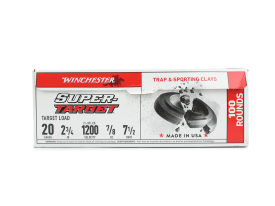 Winchester Super Target 20 Gauge 2-3/4" 7/8 oz #7.5 Shot VP (Box)