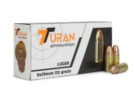 Turan 9mm 115 Gr FMJ (Box)
