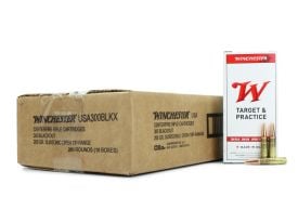 USA300BLKX Winchester USA 300 Blackout 200 Gr Subsonic Open Tip Range