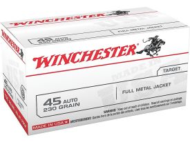 USA45AVP Winchester USA 45 ACP 230 Grain FMJ