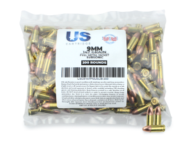 US Cartridge, 9mm, JHP, hollow point, usc ammo, 9mm jhp, 9mm hollow point, 9mm luger, 9mm ammo, ammo for sale, ammo buy, 9mm ammo buy, Ammunition Depot