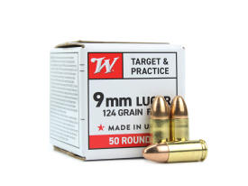 Winchester Target & Practice 9mm 124 Gr FMJ (Box)