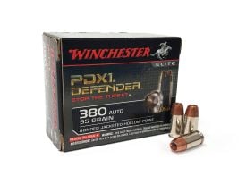 Winchester .380 ACP 95 Grain PDX1 Defender JHP