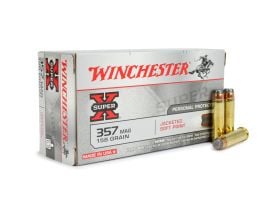 Winchester Super X 357 Magnum 158 Gr Jacketed Soft Point (Box)