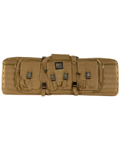 Bulldog Cases Tactical Nylon Tan Rifle Case with Heavy Duty Zipper - 13 H x 37 W x 3 D BDT4037T