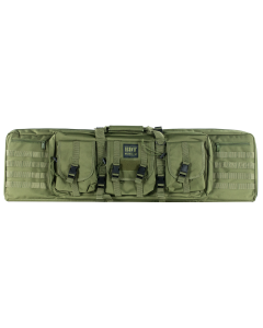 Bulldog Green Nylon Double Rifle Gun Case BDT6037G