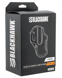 Blackhawk T-series Polymer Black Right Hand Belt Slide Colt 1911 Holster 410703BKR