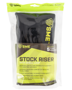 SME SMERSRSL Stock Riser with Shell Loop Black Neoprene