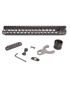 BCM KMRA13556BK KMR Alpha Handguard 13 Keymod Style Made of Aluminum with Black Anodized Finish for AR15