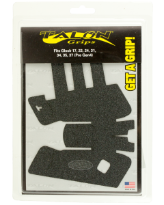 Talon Grips 103G Adhesive Grip Compatible For Glock Gen13 17222431343537 Black Textured Granulate