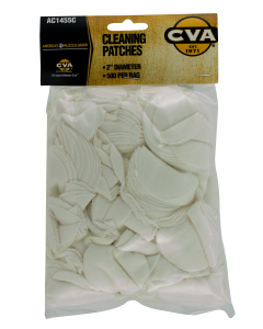 CVA AC1455C Cleaning Patches  2 Cotton 500 Per Pkg