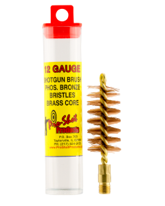 ProShot 12S Bore Brush  12 Gauge Shotgun 51627 Thread Bronze Bristles Looped Tip Brass Core